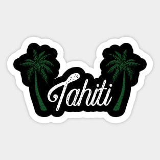 Tahiti island Sticker